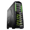 Gaming Full Tower Case without PSU and with Green LED Fan 120mm Black/Green Gamer U1 GREEN (OEM)